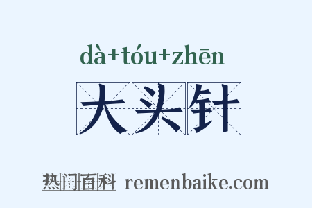 大头针是什么意思的图片